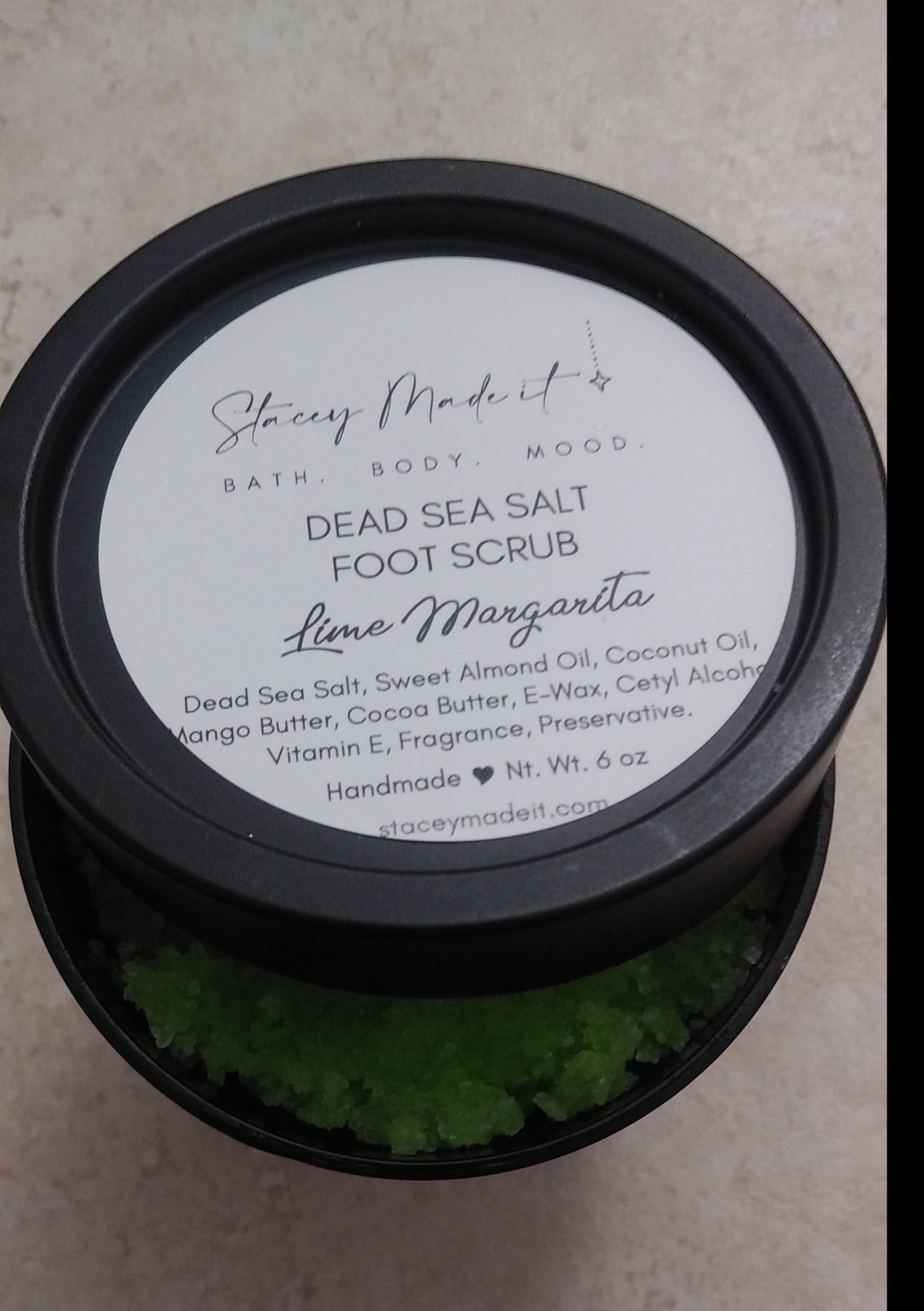 Dead Sea Salt Foot Scrub